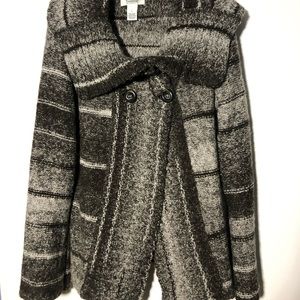 Cambridge Sweater Cardigan Sz L Wool Blend